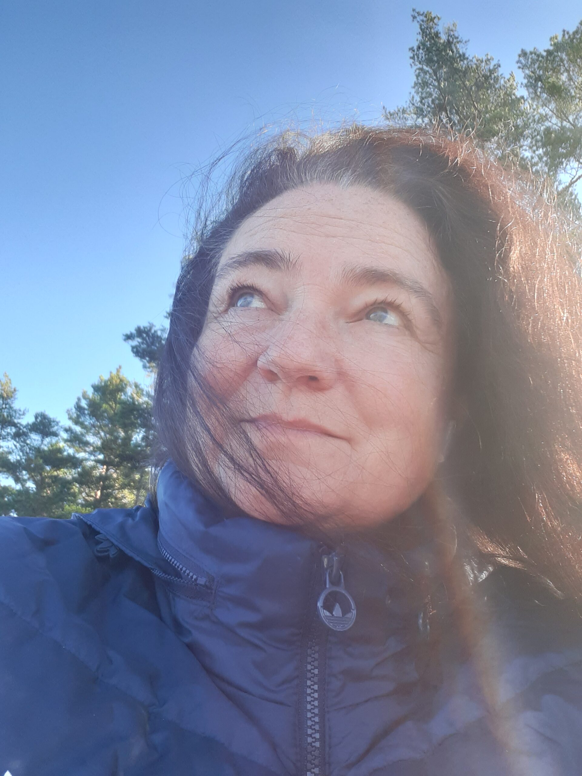 Silke in der Natur