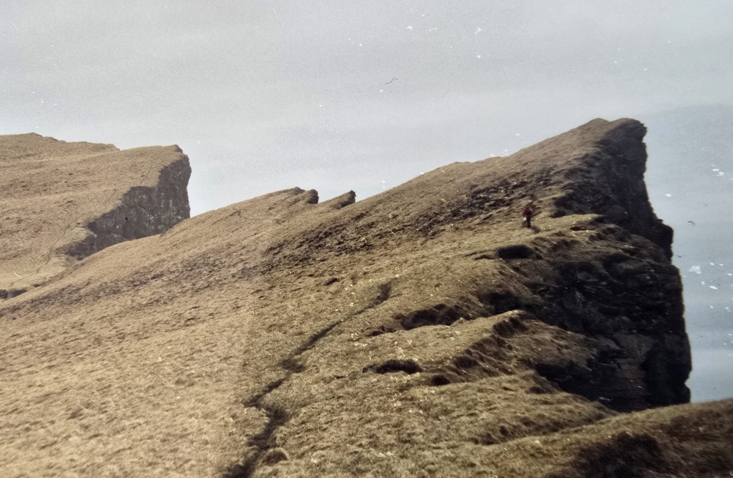 Klippe in den Westfjordeen Islands 1993
